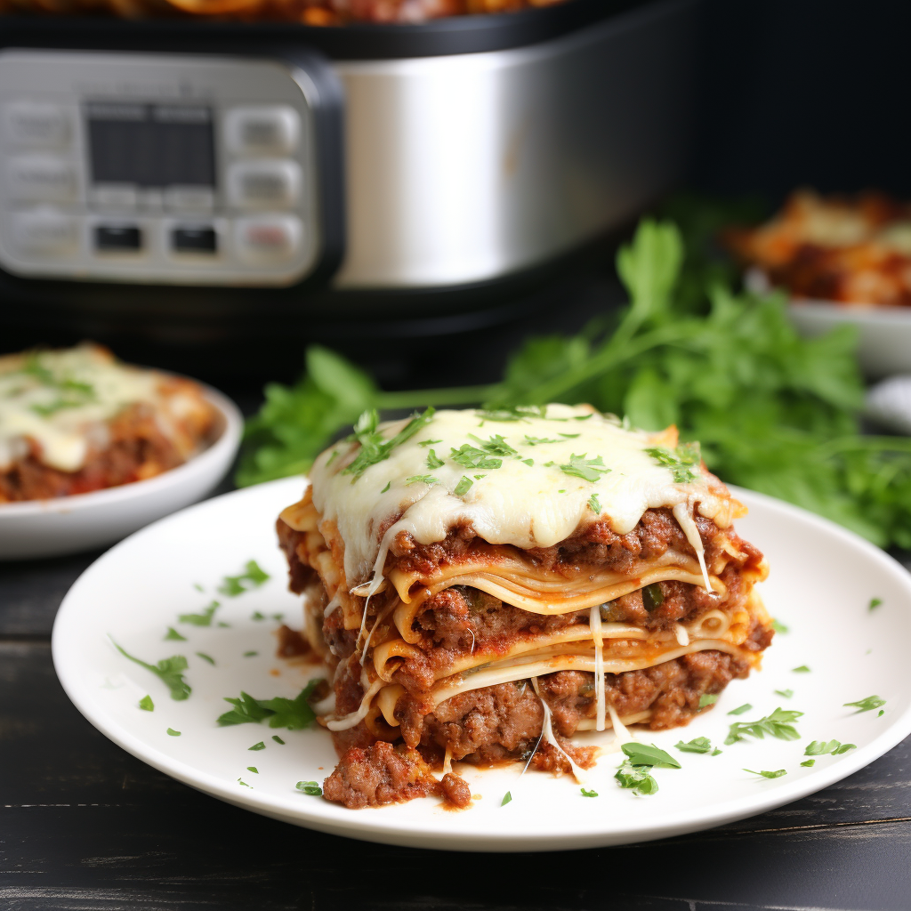 Quick And Crispy Frozen Lasagna In The Air Fryer 8730