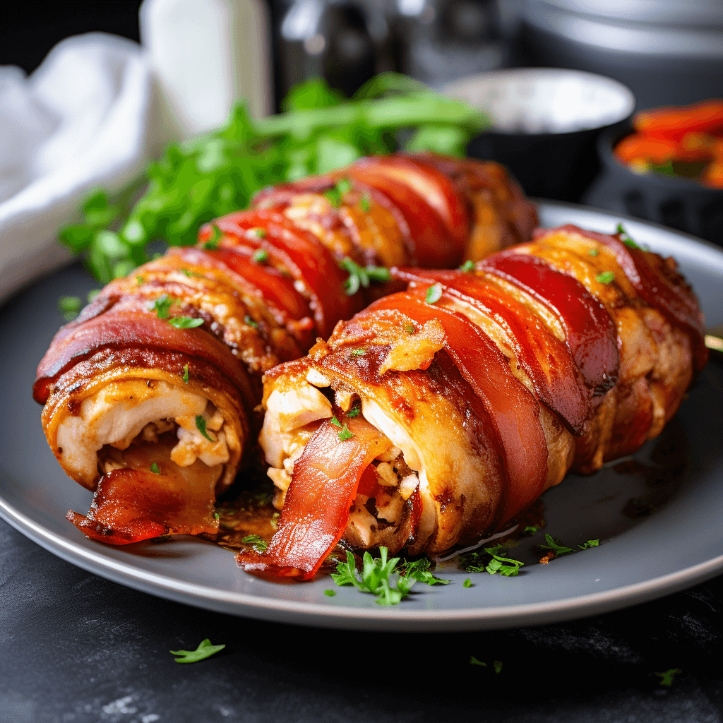 air fryer bacon wrapped chicken