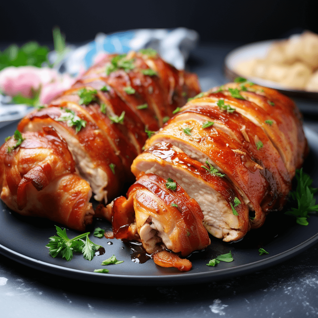 bacon wrapped chicken breast air fryer